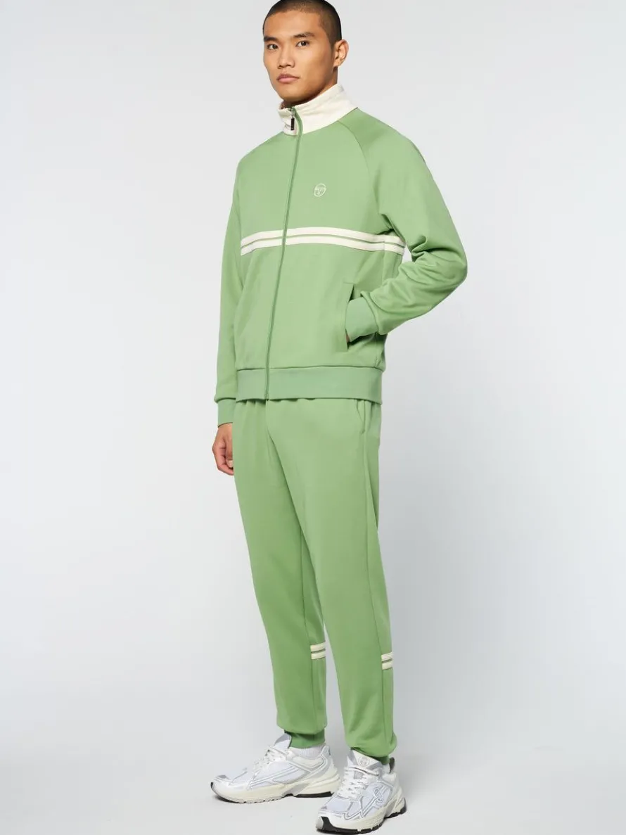 Dallas Track Jacket Archivio- Jade Green/ Pearl Ivory