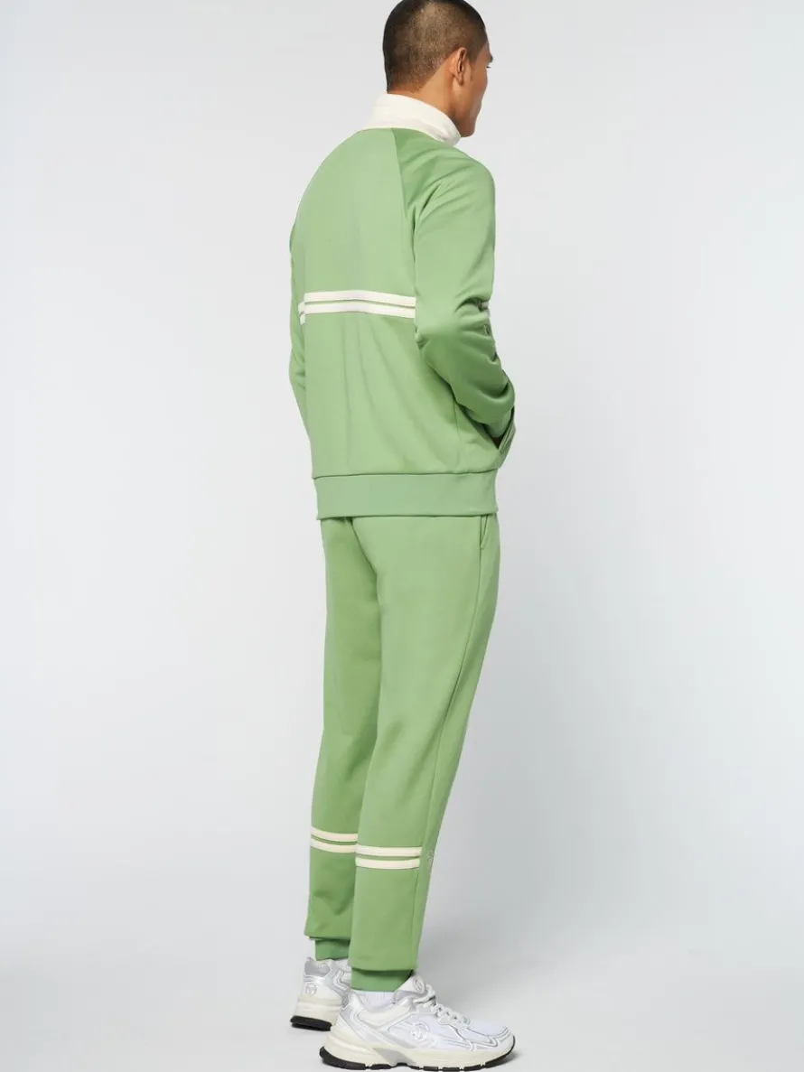 Dallas Track Jacket Archivio- Jade Green/ Pearl Ivory