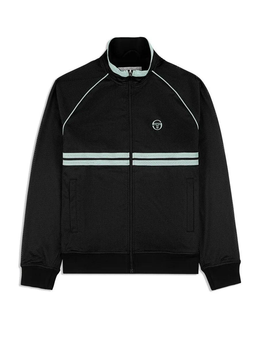 Spazio Dallas Track Jacket- Black Beauty