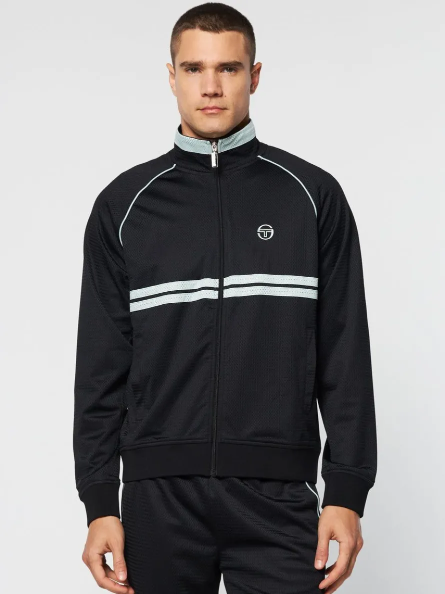 Spazio Dallas Track Jacket- Black Beauty