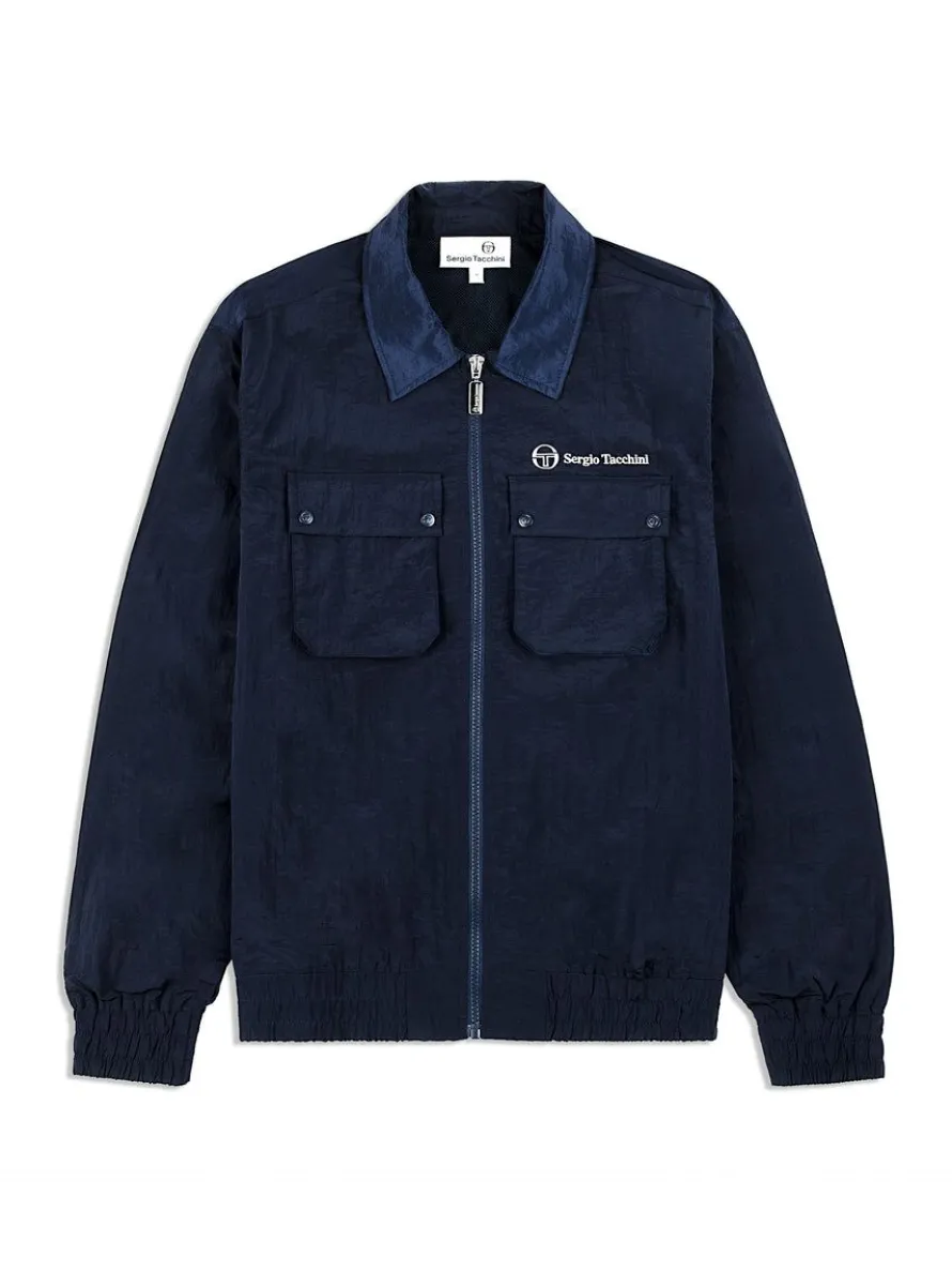 Devonte Track Jacket- Maritime Blue