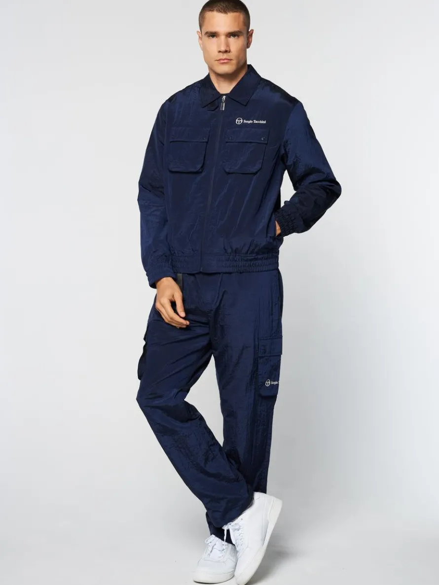 Devonte Track Jacket- Maritime Blue