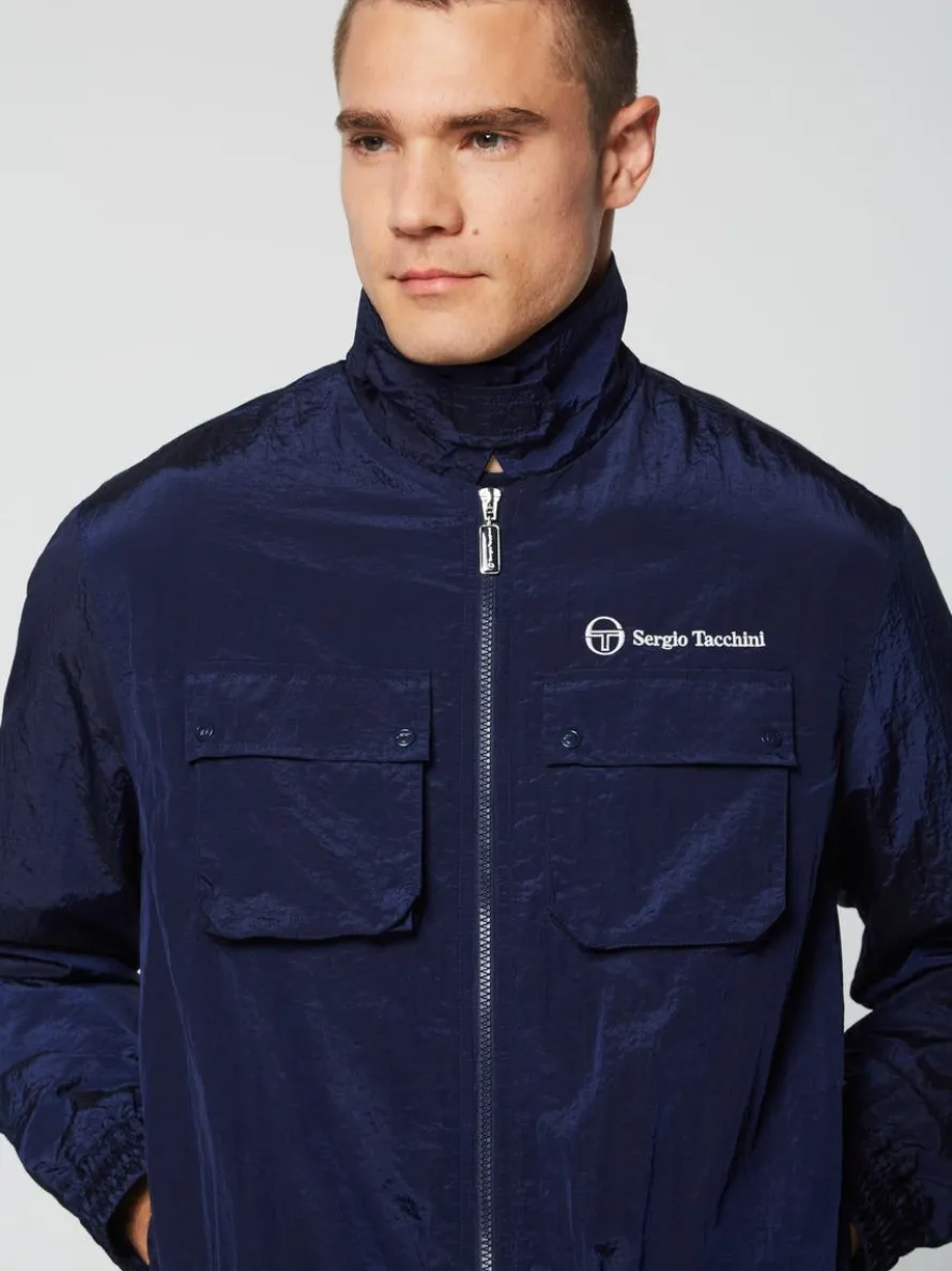 Devonte Track Jacket- Maritime Blue