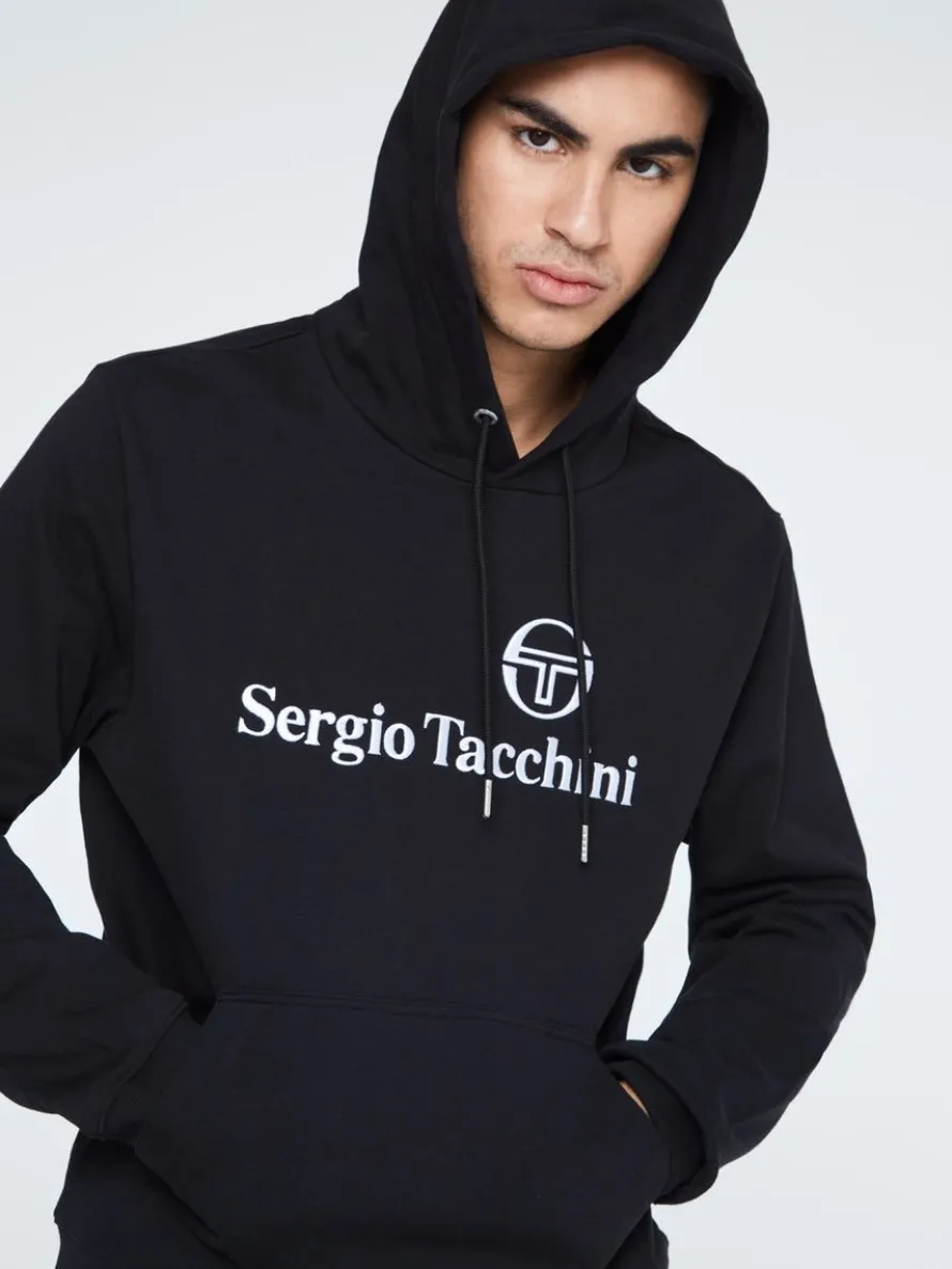 Heritage Logo Hoodie-Black