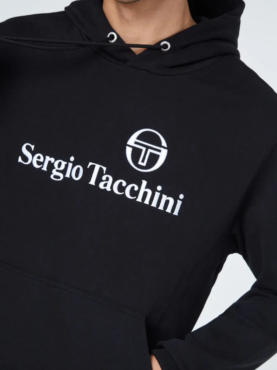 Heritage Logo Hoodie-Black