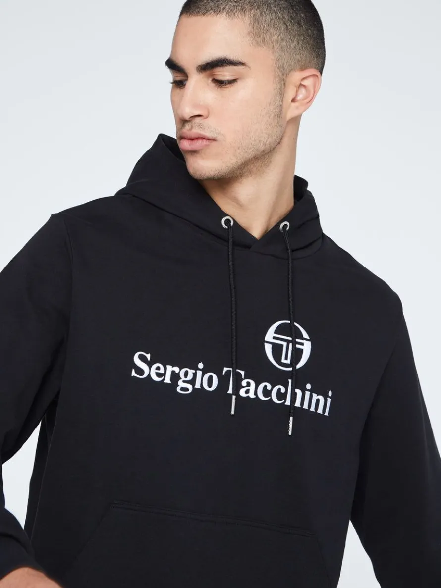 Heritage Logo Hoodie-Black