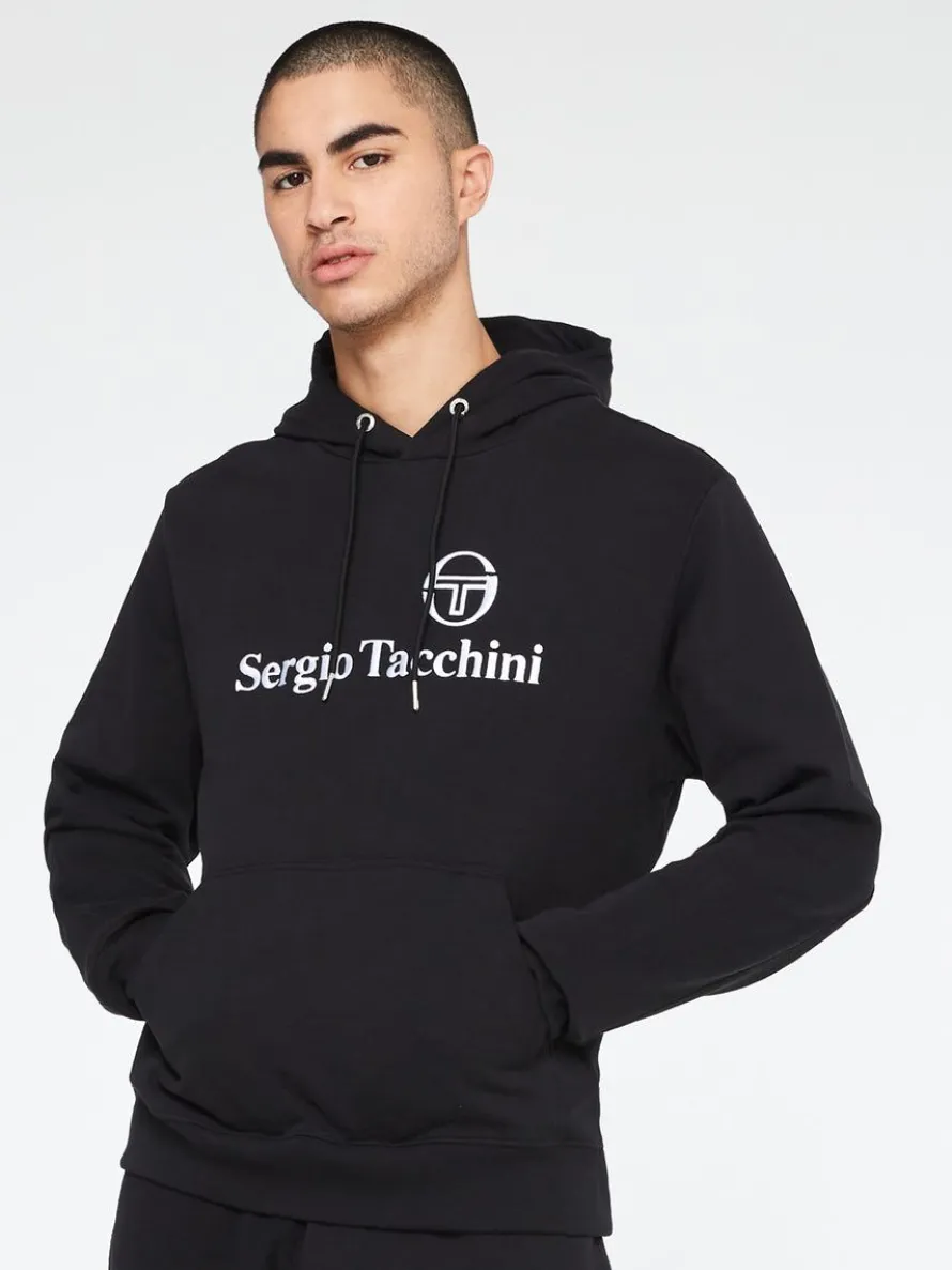 Heritage Logo Hoodie-Black