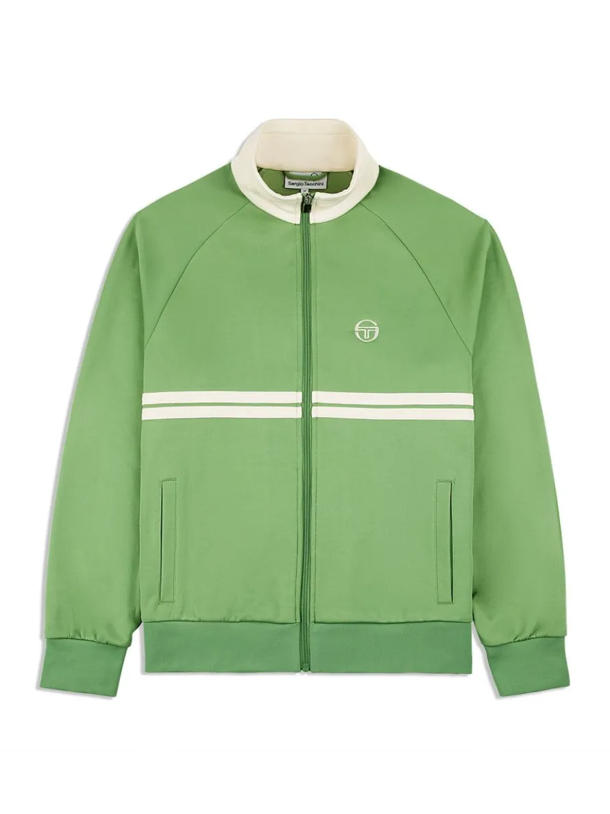 Dallas Track Jacket Archivio- Jade Green/ Pearl Ivory