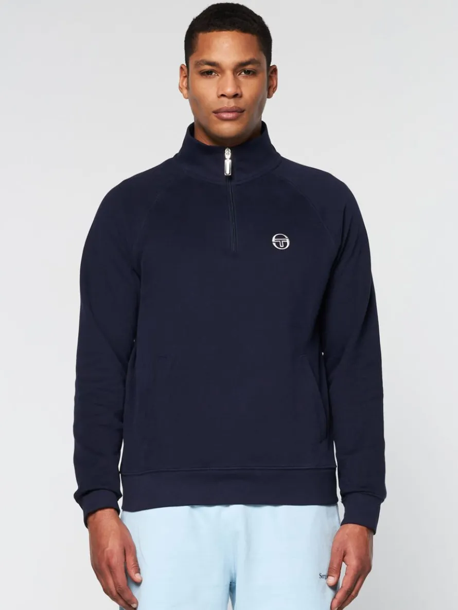 Mezza Half Zip- Maritime Blue