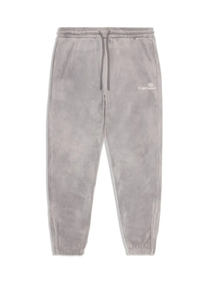 Scopeto Velour Pant- Sleet/ Gardenia