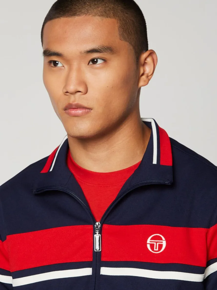 Damarindo Track Jacket-Maritime Blue