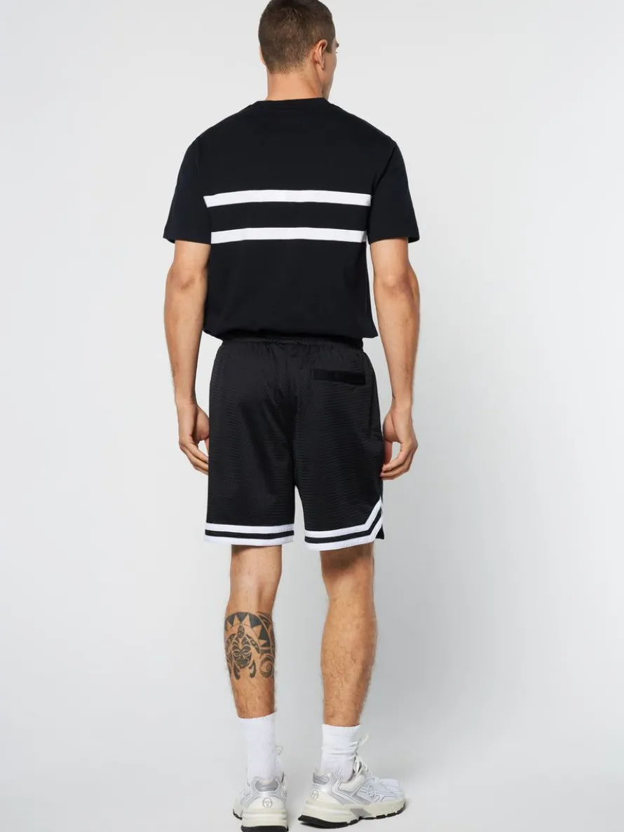 Spazio Banda Mesh Short- Black Beauty