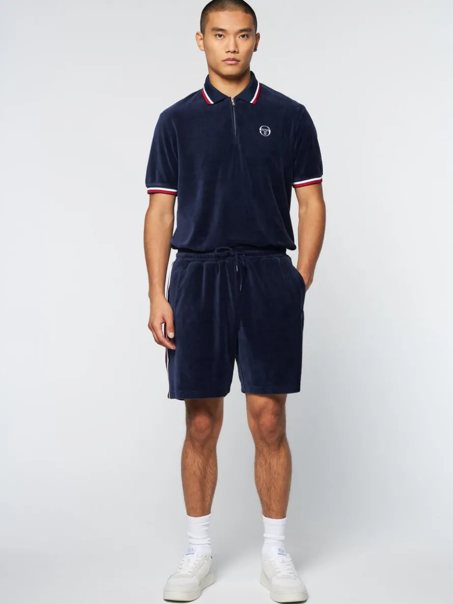 Primo Velour Short- Maritime Blue