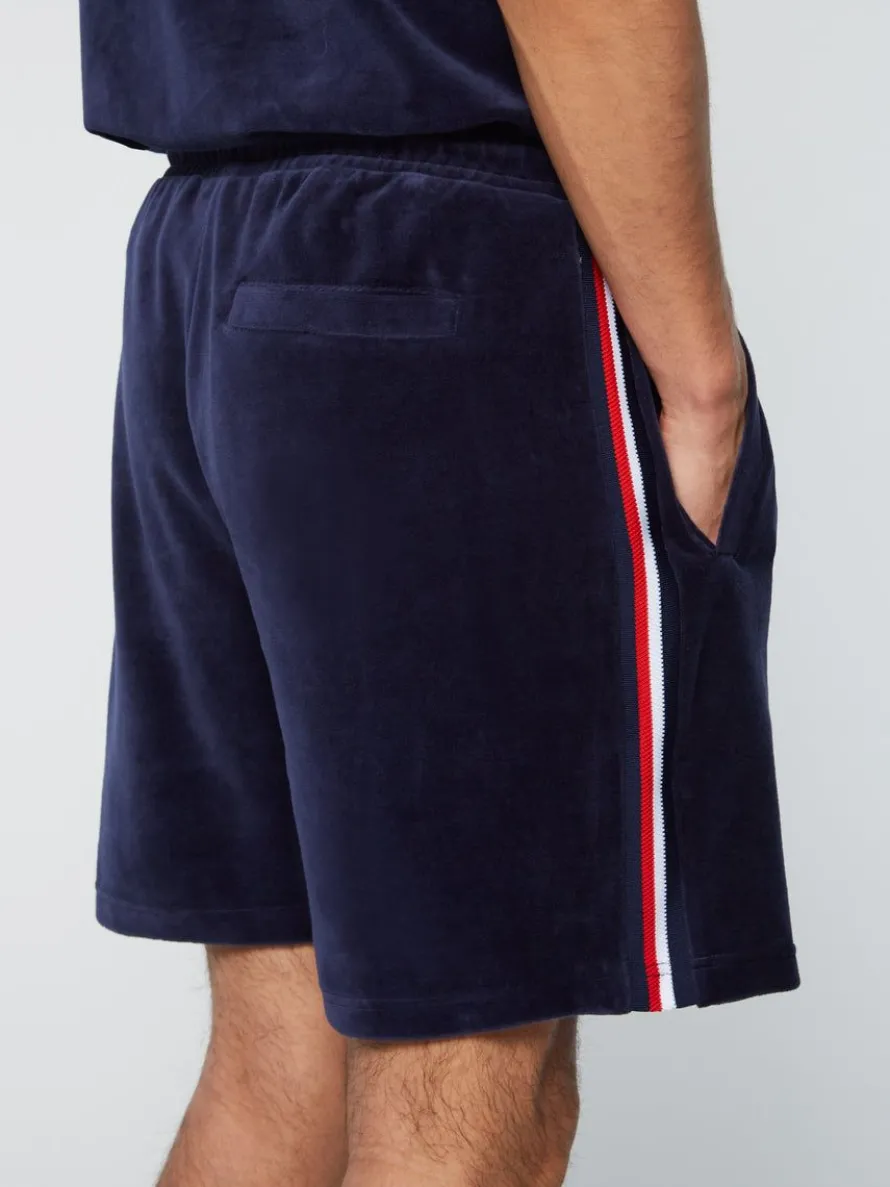 Primo Velour Short- Maritime Blue