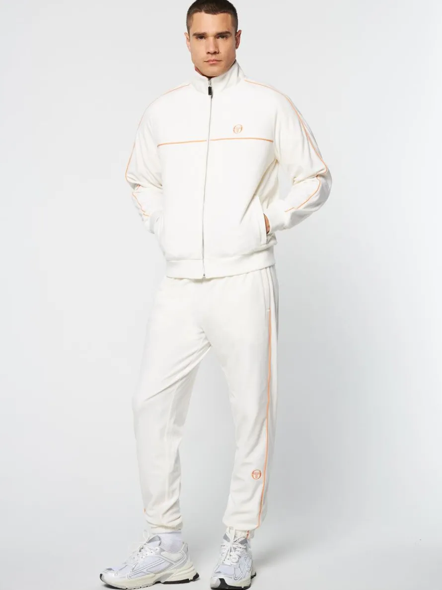 Lioni Velour Track Jacket Archivio- Gardenia