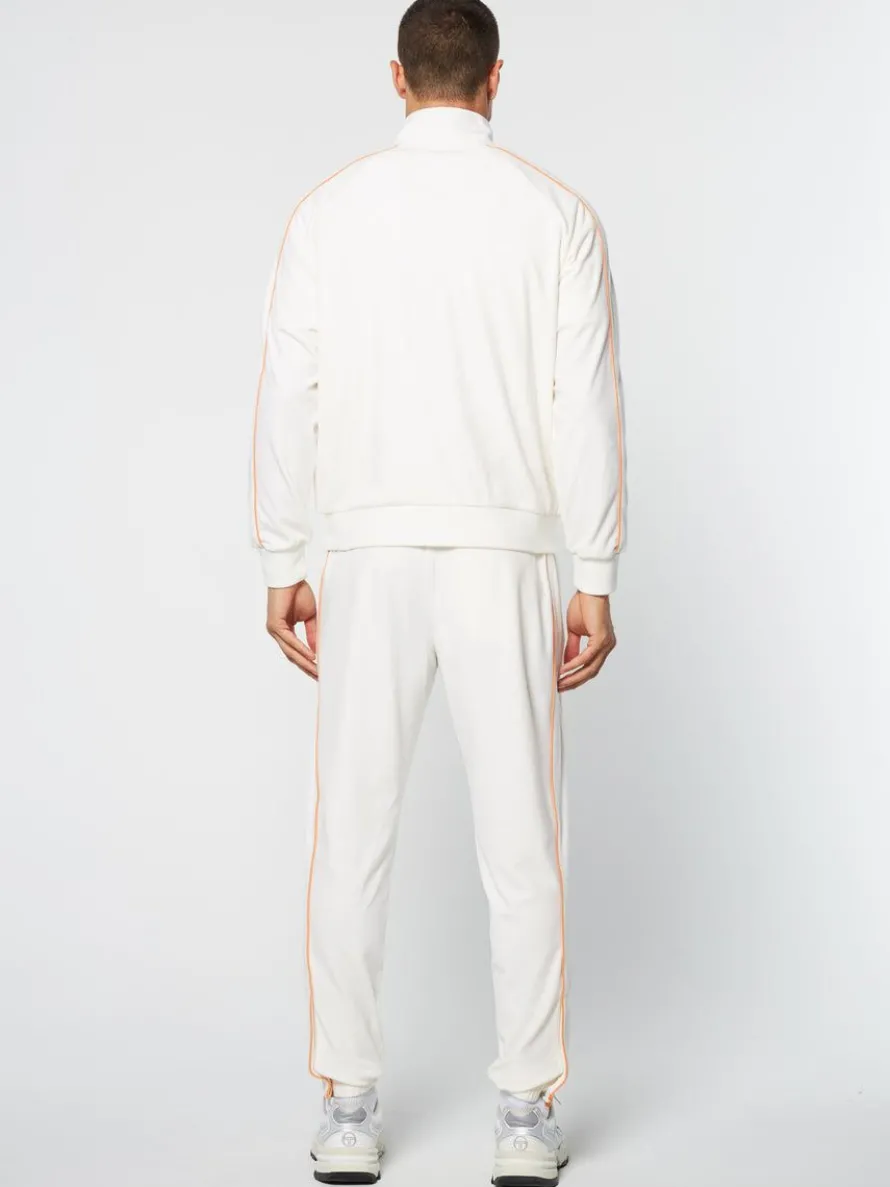 Lioni Velour Track Jacket Archivio- Gardenia