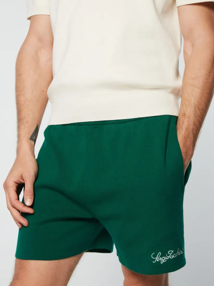 Roselli Knit Polo- Evergreen