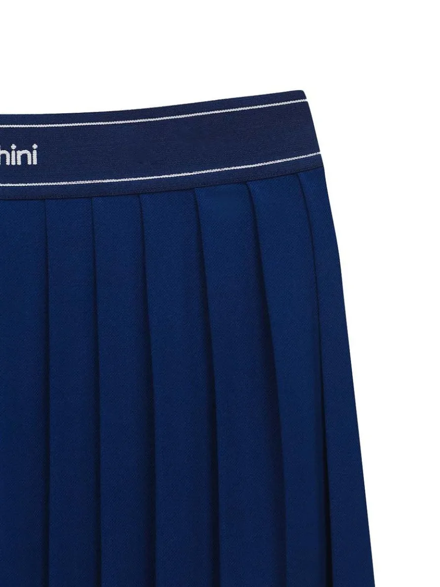 Scratch Staff Pleated Skort- Navy