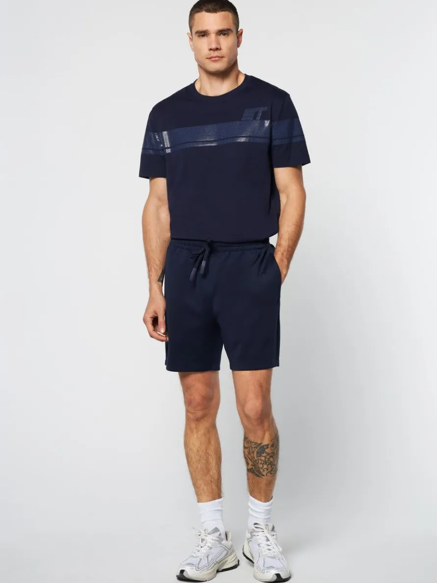 Perforata Short- Maritime Blue