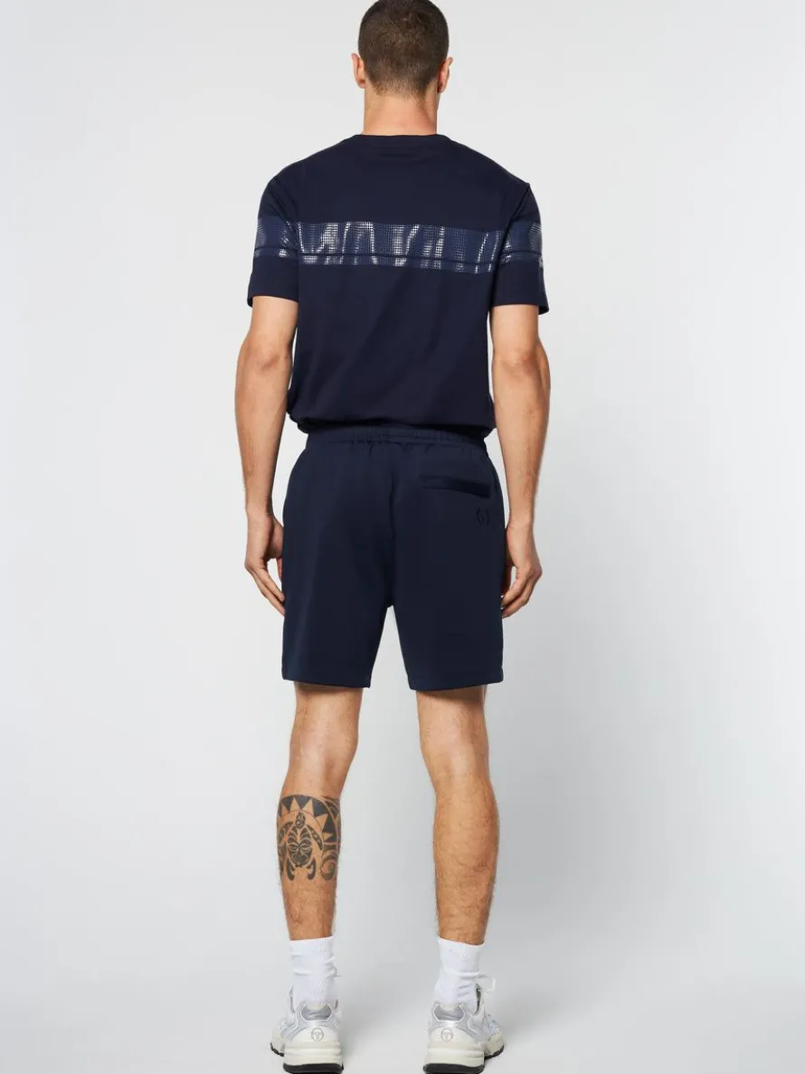 Perforata Short- Maritime Blue