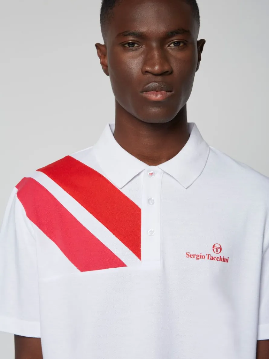 Ortica Tennis Polo- White