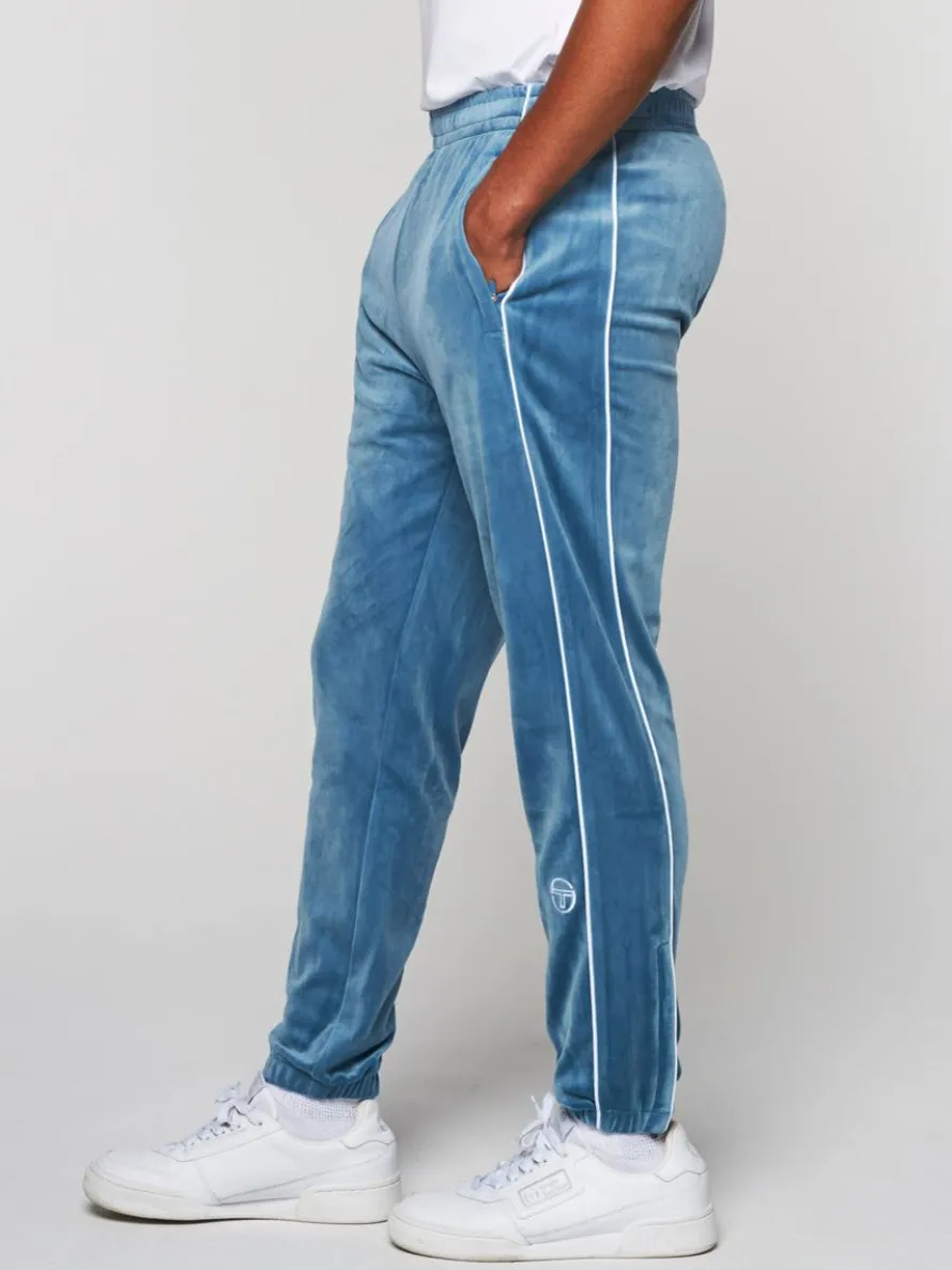 Lioni Velour Track Pant- Stellar