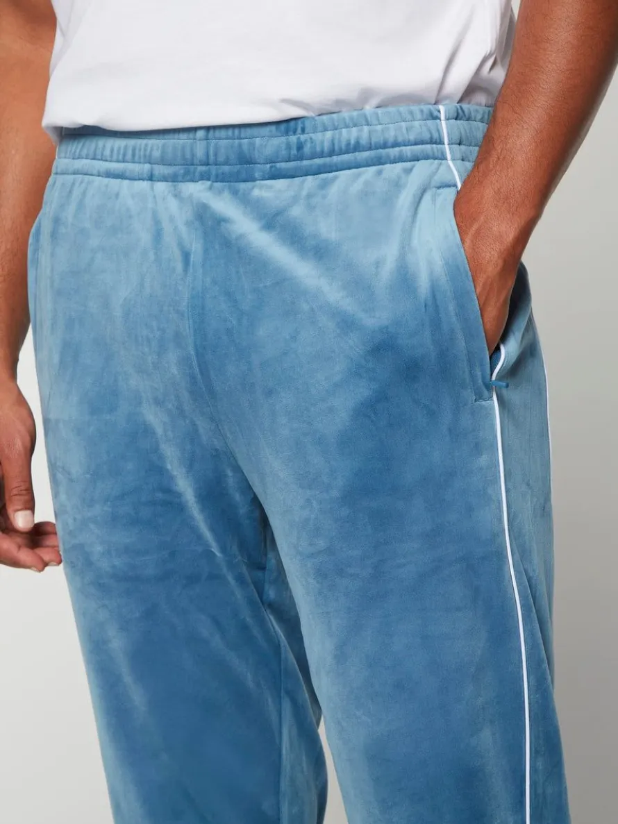 Lioni Velour Track Pant- Stellar