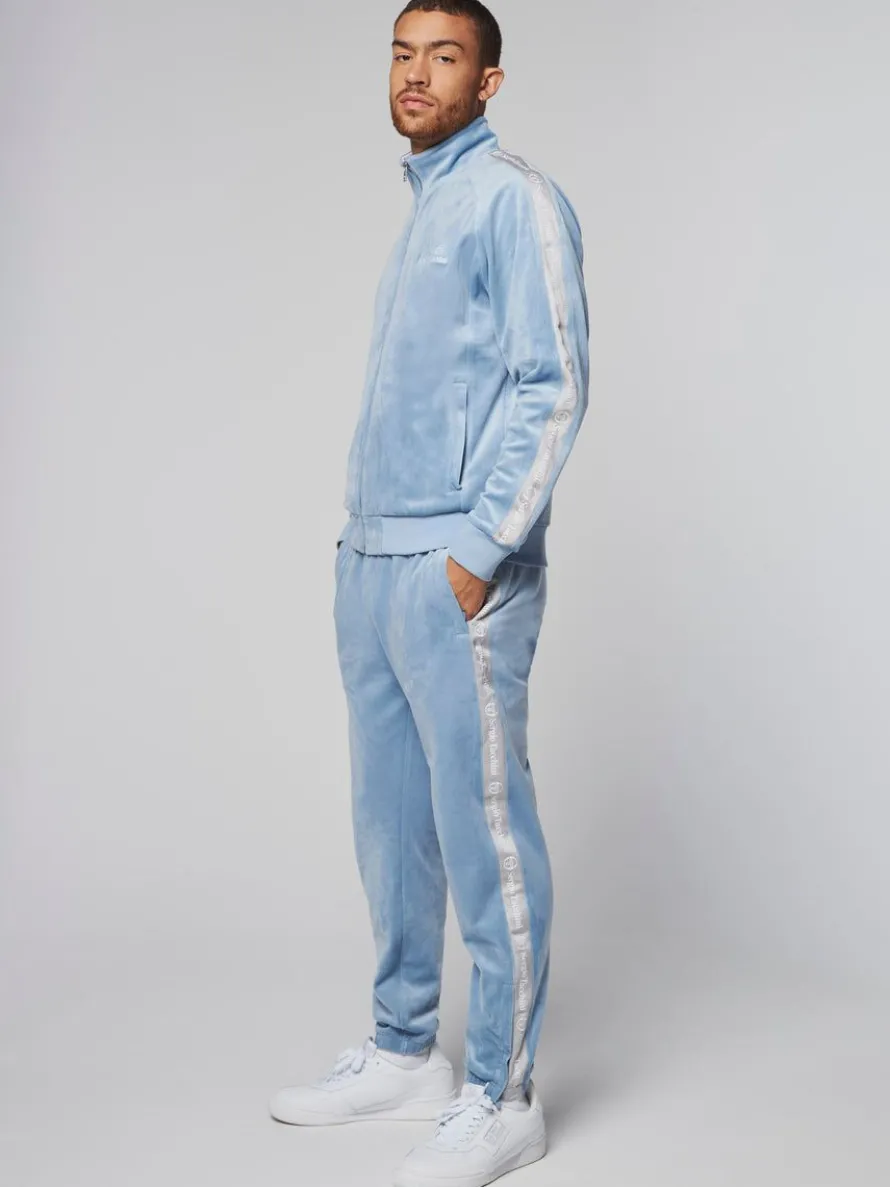 Tipo Velour Track Jacket- Mountain Spring