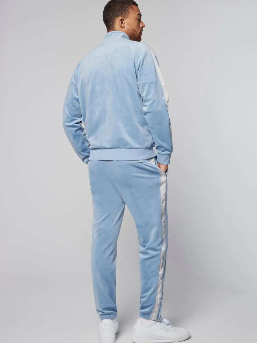 Tipo Velour Track Jacket- Mountain Spring