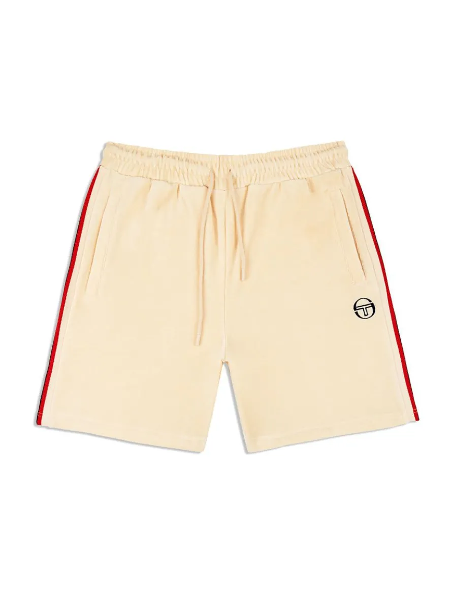 Primo Velour Short- Pearl Ivory