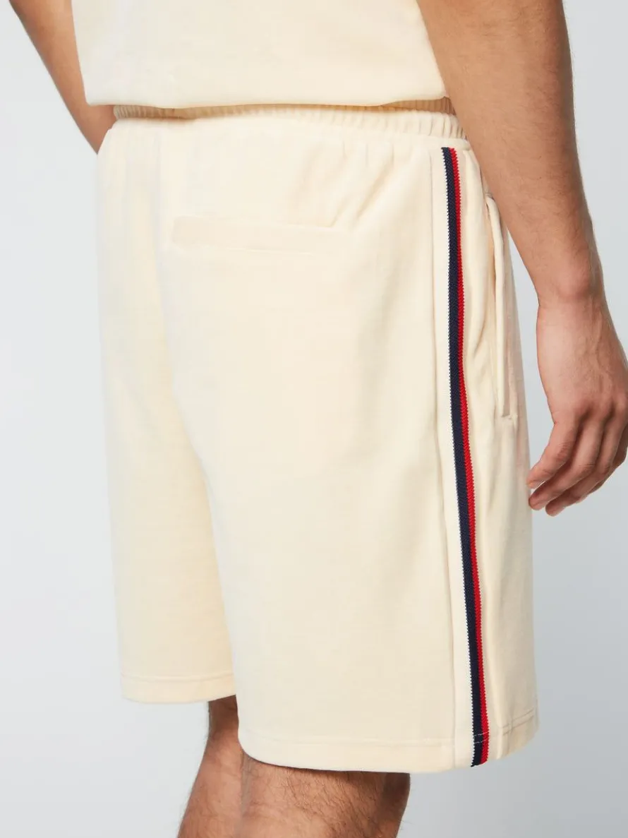 Primo Velour Short- Pearl Ivory