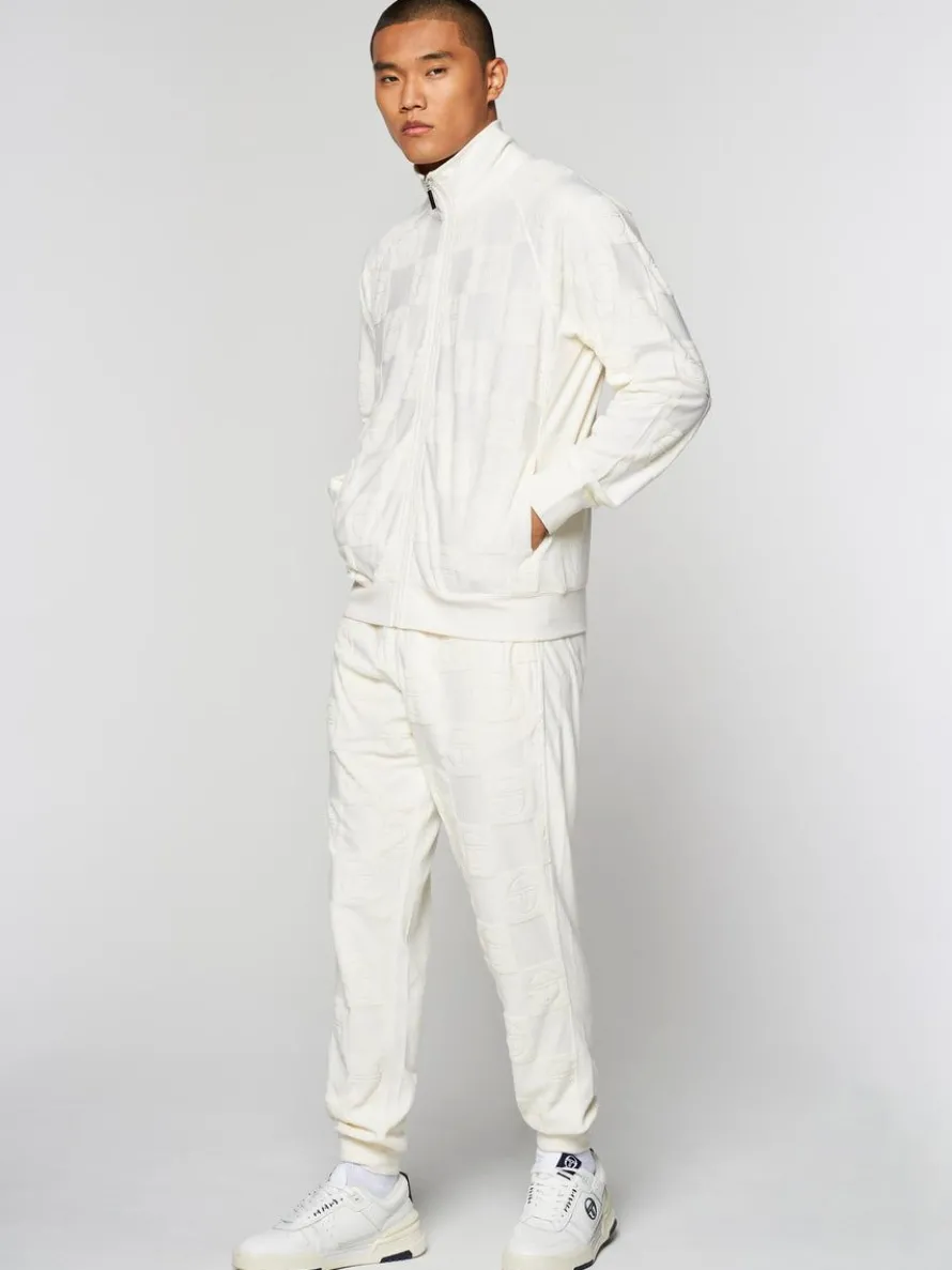 Anzio Zip-Up Track Jacket-Gardenia