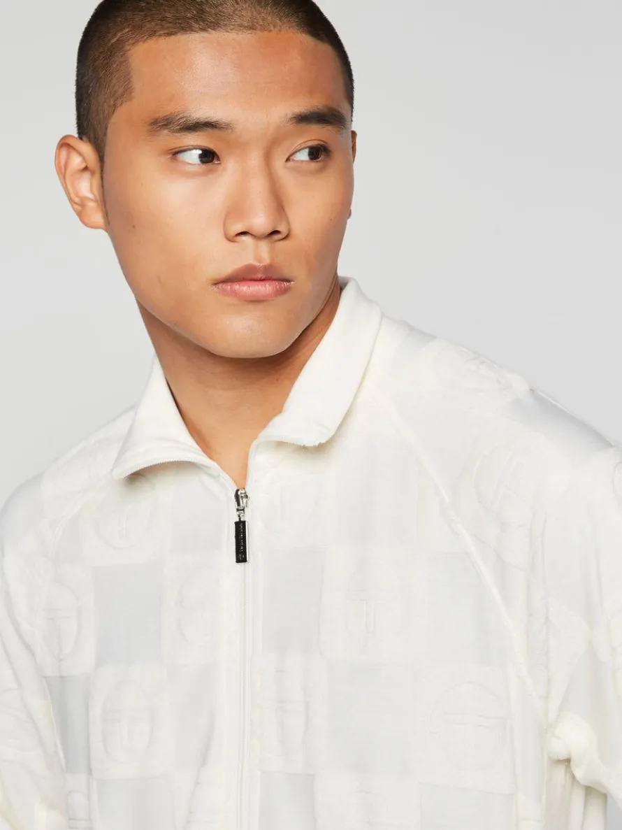 Anzio Zip-Up Track Jacket-Gardenia