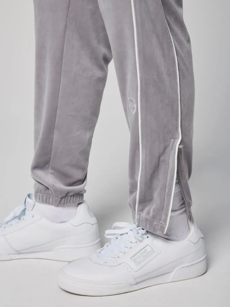 Sovana Velour Track Pant- Sleet