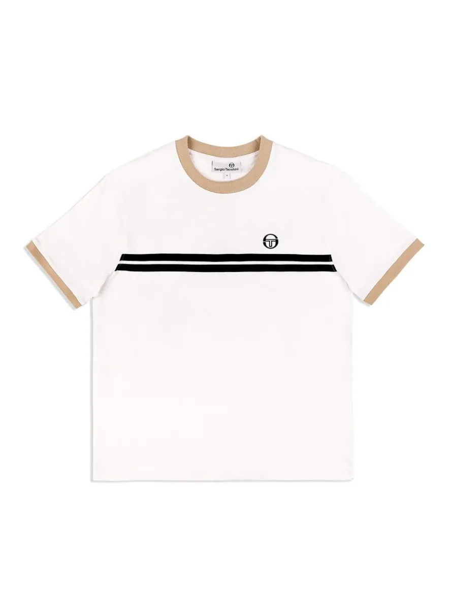Supermac T-Shirt- White/ Humus