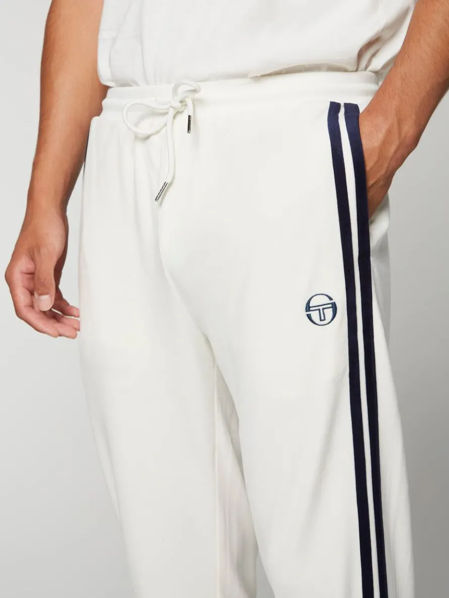 Damarindo Velour Track Pant- Gardenia