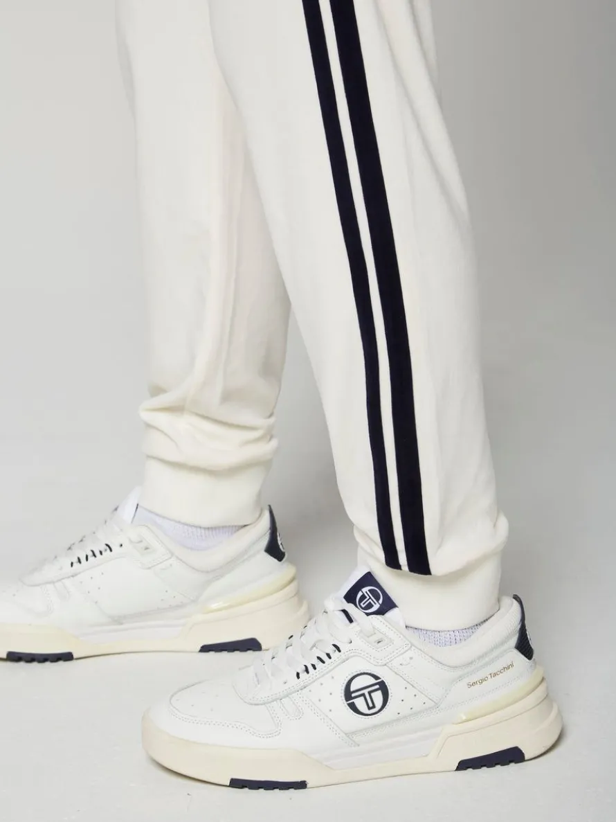 Damarindo Velour Track Pant- Gardenia
