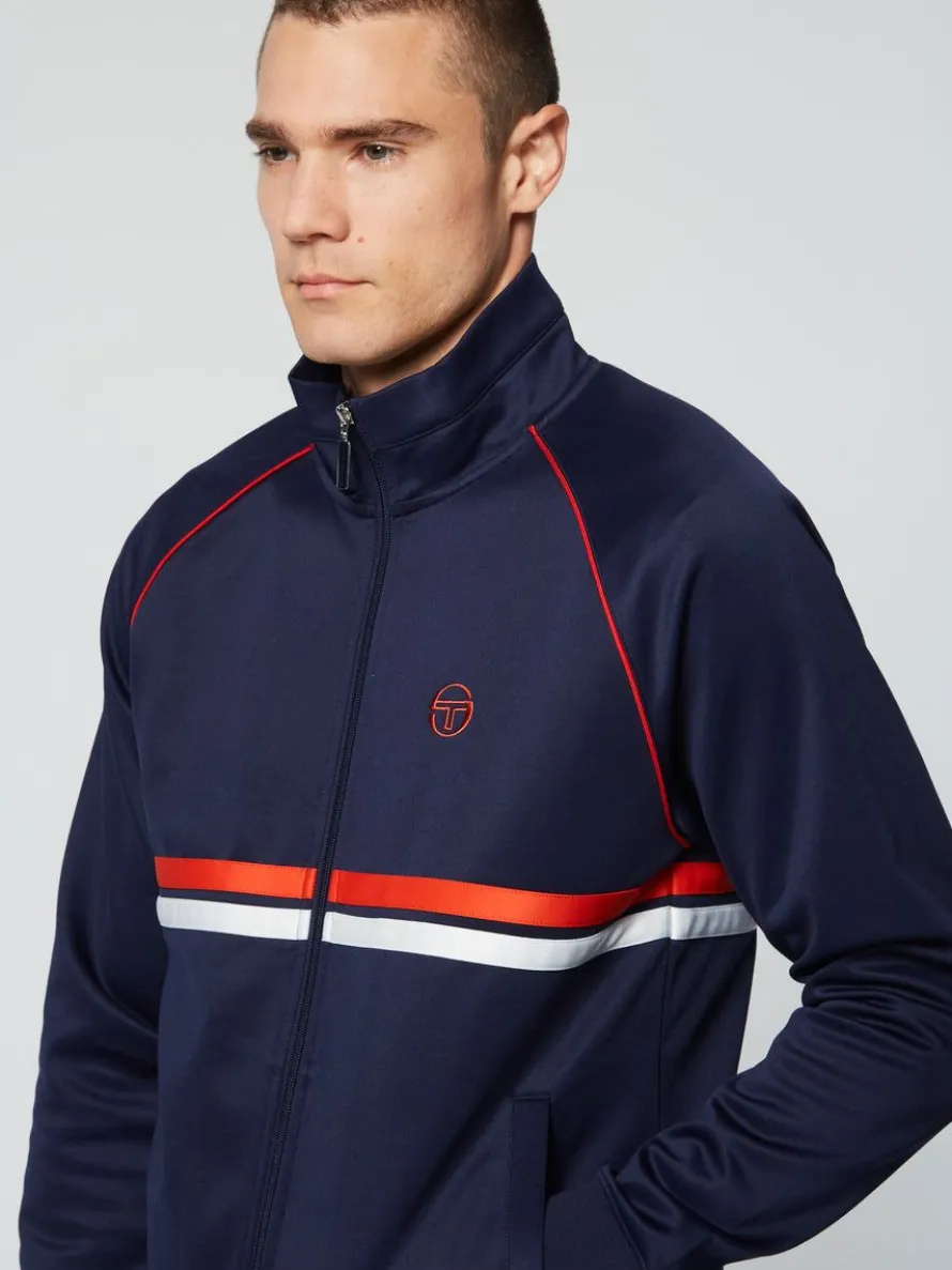 Dallas Track Jacket- Maritime Blue