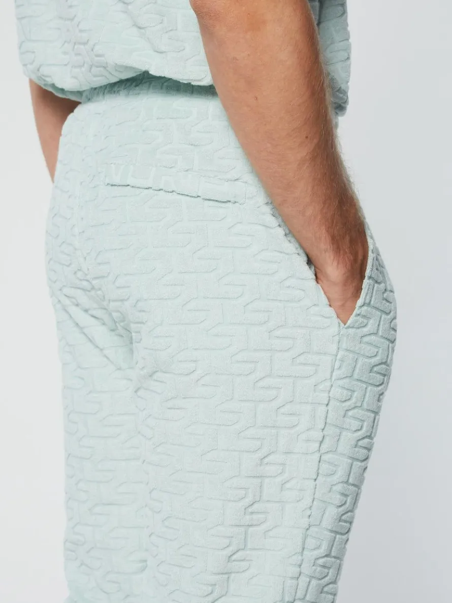 Livata Monogram Track Pant- Surf Spray