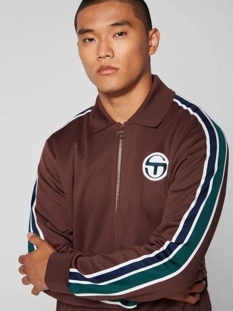 Monte Track Jacket Archivio- Deep Mahogany