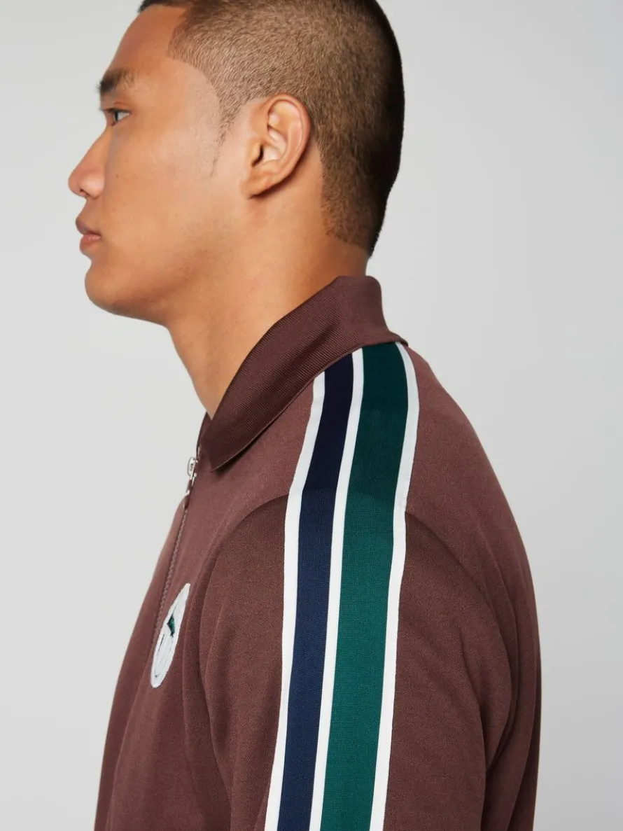 Monte Track Jacket Archivio- Deep Mahogany
