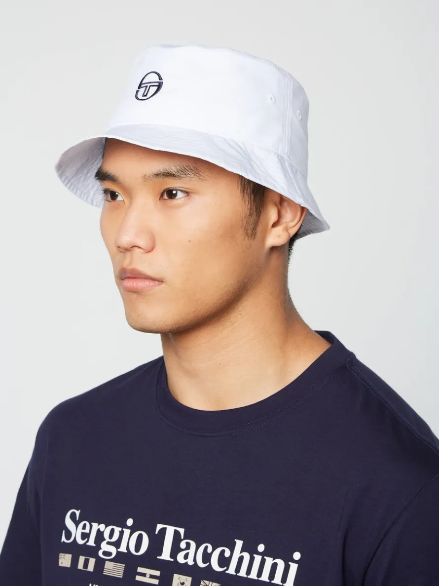 Vacanza Bucket Hat- Brilliant White