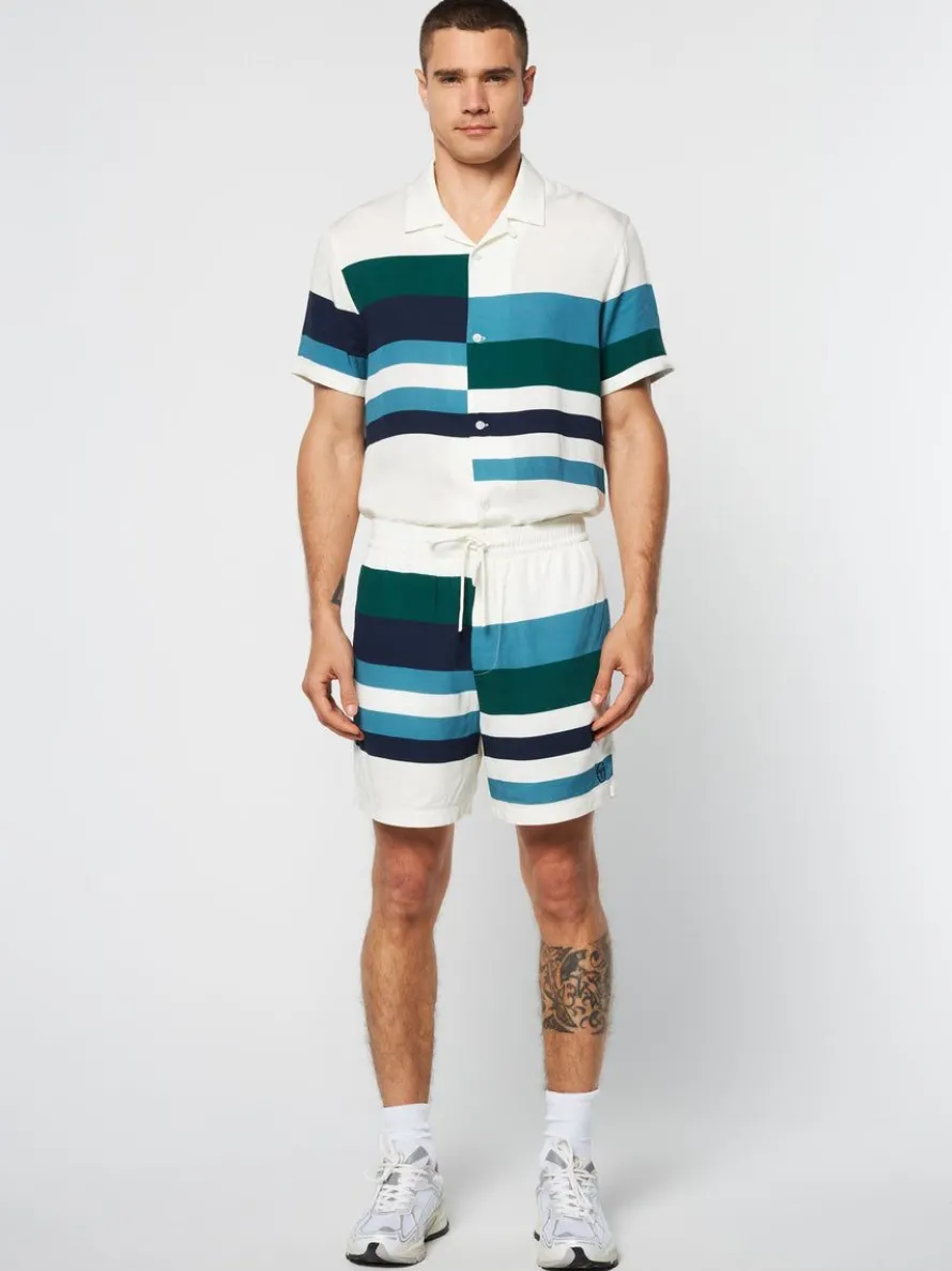 Pennellata Short- Gardenia/ Multi