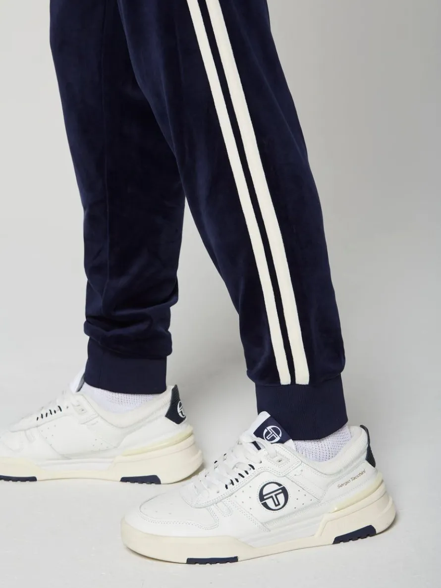 Damarindo Velour Track Pant- Maritime Blue