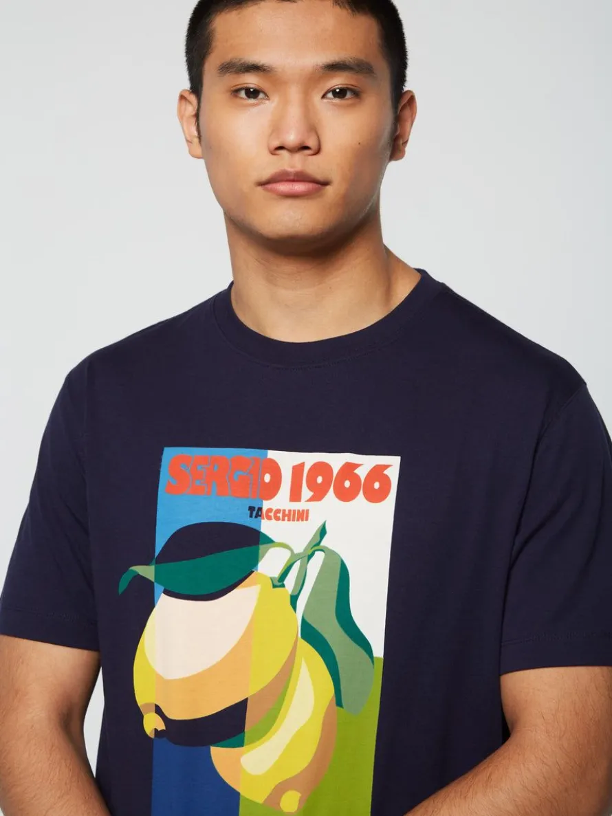 Limone T-Shirt- Maritime Blue