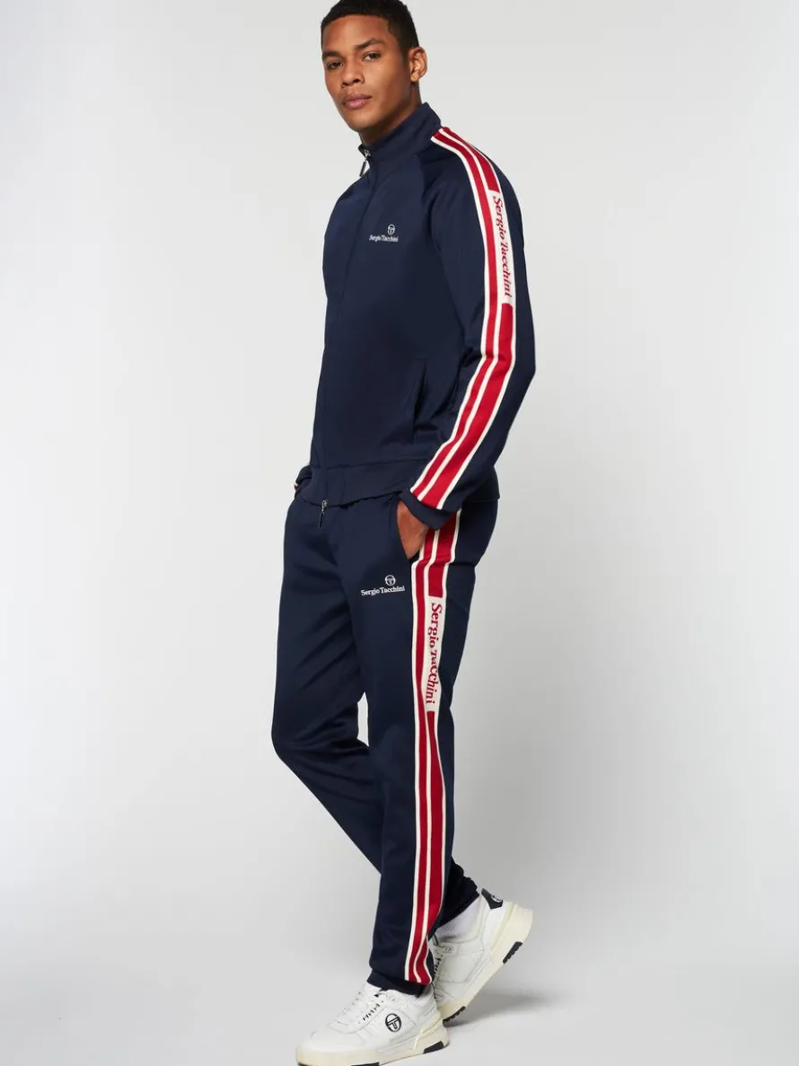 Gromo Tape Track Jacket- Maritime Blue