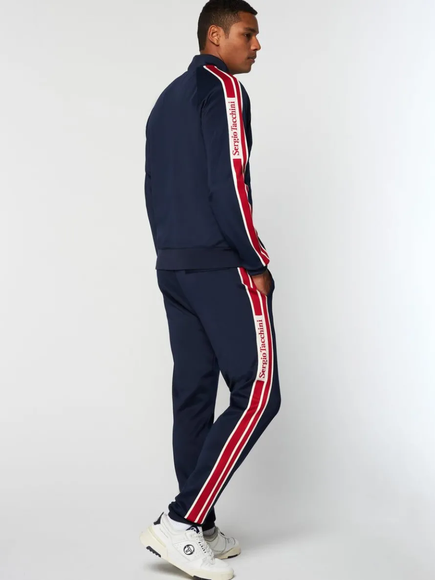 Gromo Tape Track Jacket- Maritime Blue