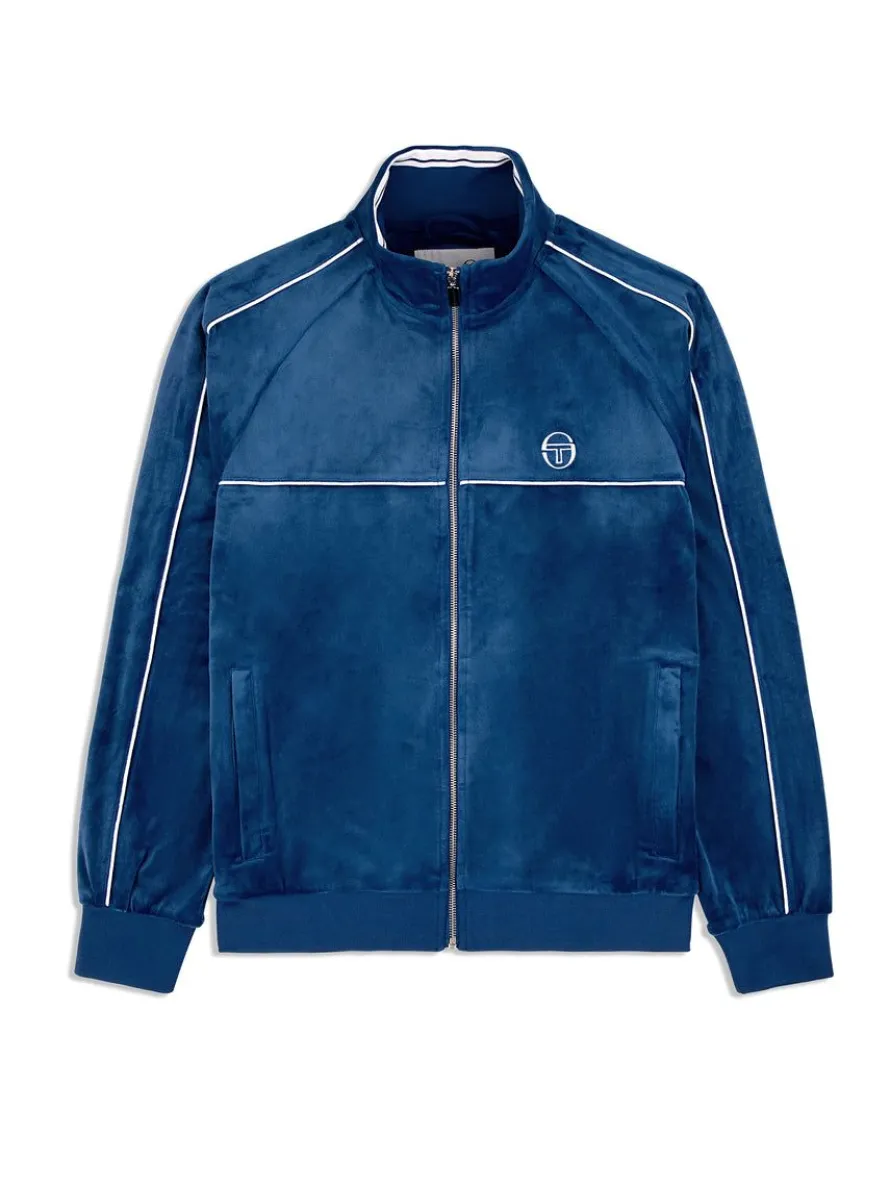 Lioni Velour Track Jacket Archivio- Limoges